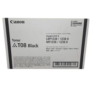 Canon Genuine T08 Black Toner ImageClass X MF1238 3010C005AA NIB